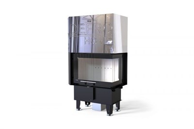 Каминная топка DEFRO HOME INTRA SM BP MINI G, 10 кВт, 699/478/443мм, угловое стекло справа, гильотина 5039 - фото 15361