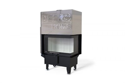 Каминная топка DEFRO HOME RIVA SM BP G SHORT, 16 кВт, 756/478/500мм, угловое стекло справа, с водяным контуром, гильотина 5075 - фото 15475