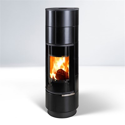 Дровяная печь DELIA PLUS CERAMIC, чёрный/керамика чёрная (Thorma) 6813 - фото 19834