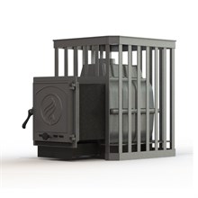Чугунная печь для бани Паровар 18 ковка 414 2474