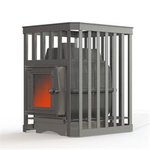 Чугунная печь для бани Паровар 24 ковка 201 без выноса 2480