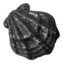 Камень чугунный для бани КЧР-3 Ракушка малая