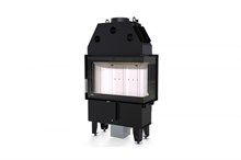 Каминная топка DEFRO HOME INTRA SLIM SM BP, 6 кВт, 667/465/337мм, угловое стекло справа 5030