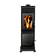Дровяная печь BOZEN B TOP, чёрная (Thorma) 6680