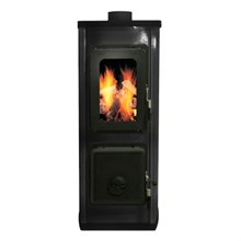 Дровяная печь VERONA B TOP, чёрная (Thorma) 6686