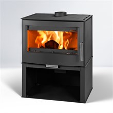 Дровяная печь MALLORCA UNI, чёрный (Thorma) 6739