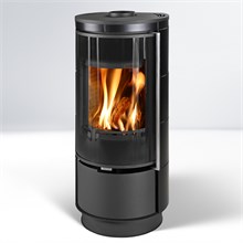 Дровяная печь ANDORRA EXTRA CERAMIC, с аккумулирующими камнями, чёрный (Thorma) 6800