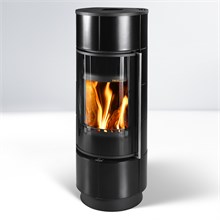 Дровяная печь ATIKA EXTRA CERAMIC, с аккумулирующими камнями, чёрный (Thorma) 6818