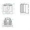 Чугунная цельнолитая топка 12KW Flat 2350 - фото 11273